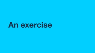 An exercise
 