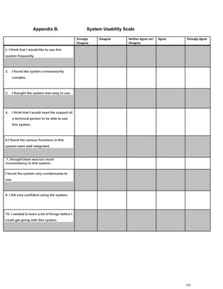 System usability scale template