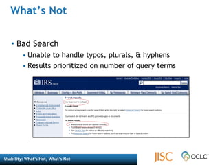 What’s NotBad SearchUnable to handle typos, plurals, & hyphensResults prioritized on number of query terms