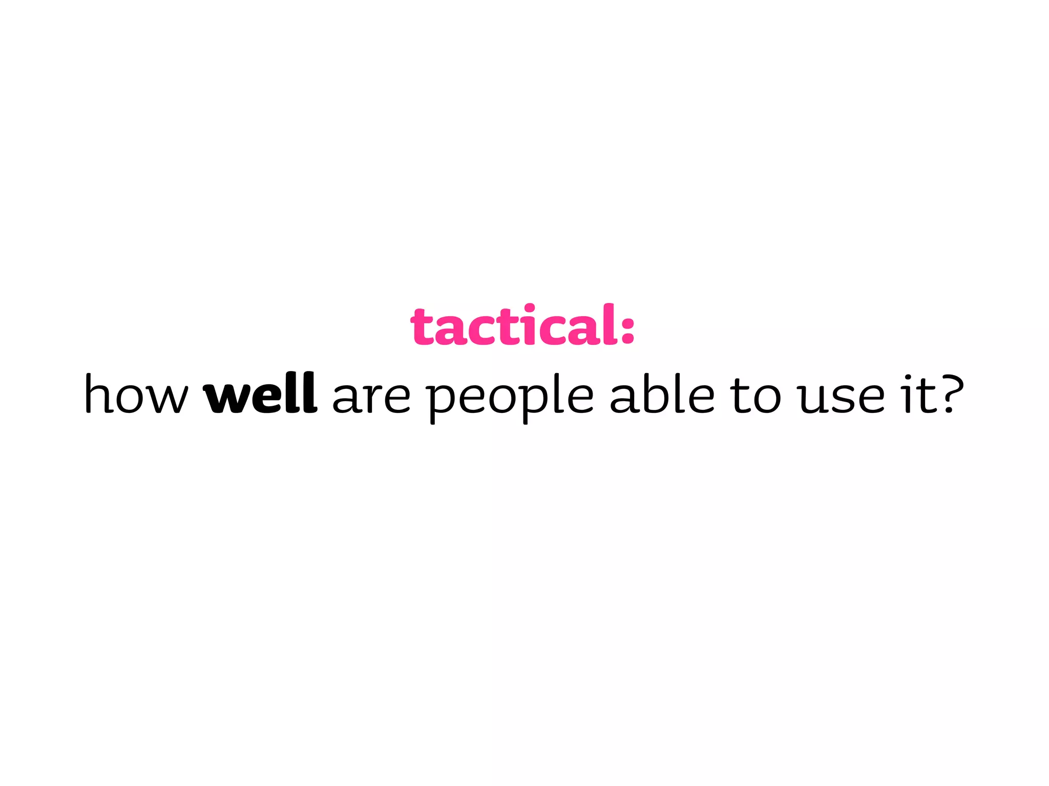 Improving your site's usability - what users really want