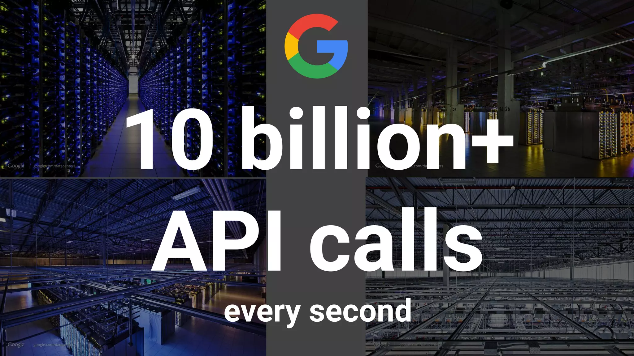 10 billion+
API calls
every second
 