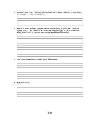 Usace Three Phase Inspection Example.pdf USACE Construction Quality Management manual | PDF