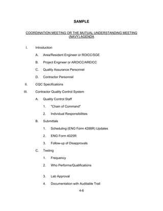 USACE Construction Quality Management manual | PDF