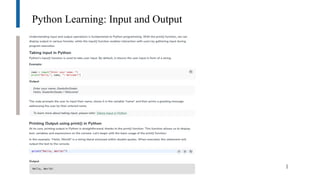 Comprehensive Guide to USACO Programming Contest and Python Basics | PPTX