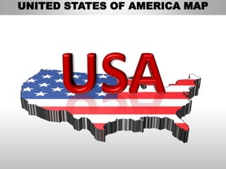 Usa country editable powerpoint maps with states and counties | PPTX