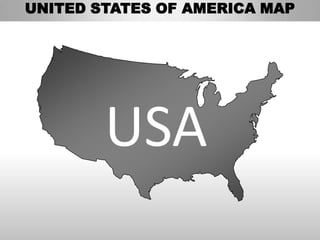 Usa country editable powerpoint maps with states and counties | PPTX