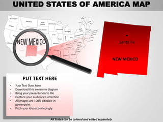 Usa country editable powerpoint maps with states and counties | PPTX
