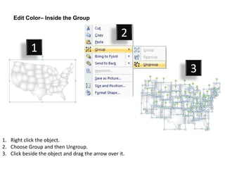 Usa country editable powerpoint maps with states and counties | PPTX
