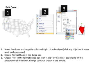 Usa country editable powerpoint maps with states and counties | PPTX