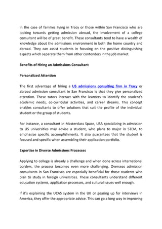 US Admissions Consulting Firm in Tracy.pdf