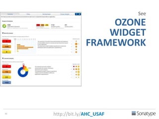 43 
See 
OZONE 
WIDGET 
FRAMEWORK 
http://bit.ly/AHC_USAF 
 