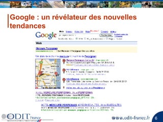 Google : un révélateur des nouvelles tendances 