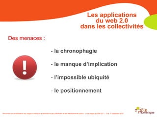 une méthodologieMais le web 2.0 s’appuie sur:des standards (XHTML, CSS…)