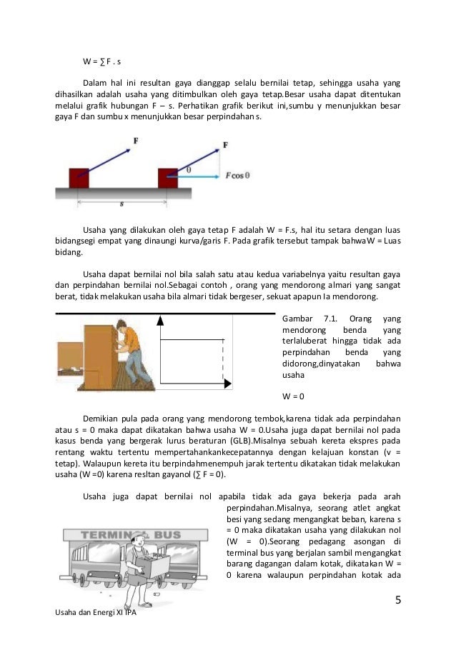 Usaha dan energi