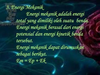 Usaha dan energi