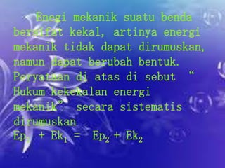 Usaha dan energi