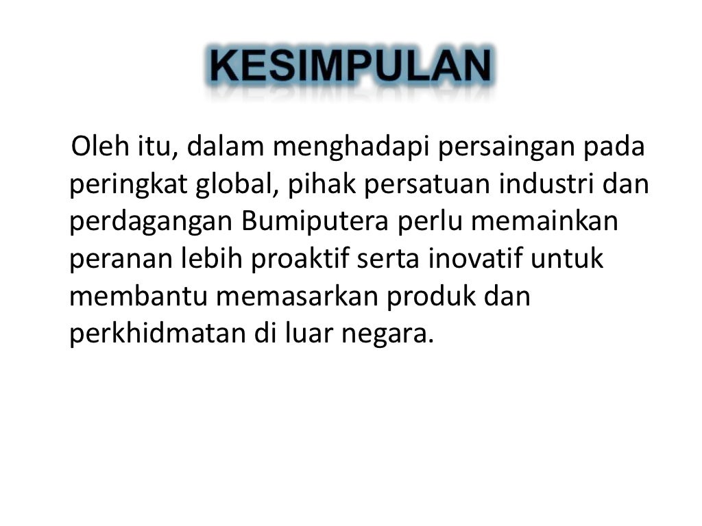 Tajuk: CARA FIRMA &amp; PENGUSAHA TEMPATAN MENGATASI CABARAN GLOBALISASI…