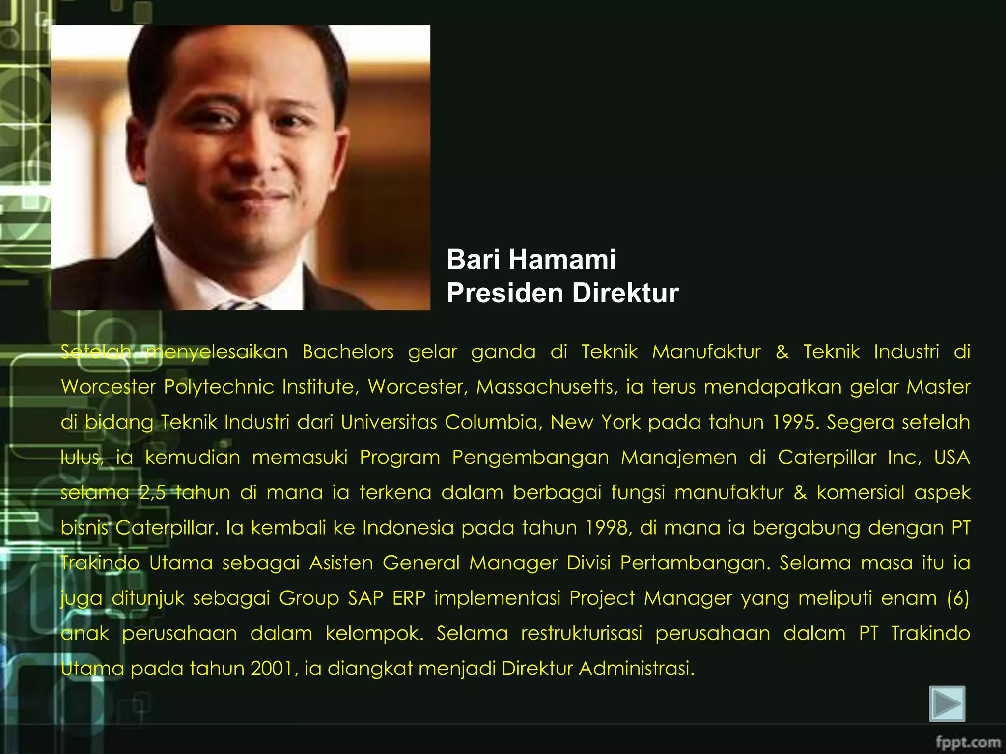 Usaha waralaba pt. trakindo utama | PPTX