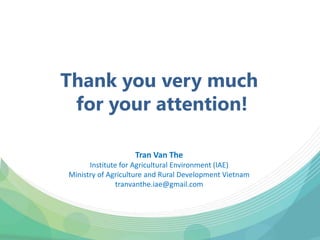 An investment plan in support of vietnam's nationally determined contributions to the Paris agreement from rice production in the Mekong River Delta