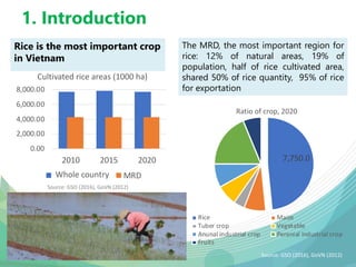 An investment plan in support of vietnam's nationally determined contributions to the Paris agreement from rice production in the Mekong River Delta