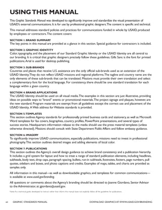 Use Standards Graphics Usaid graphic standards_manual | PDF