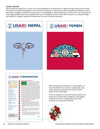 Use Standards Graphics USAID Graphic Standards Manual | PDF