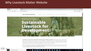 Why Livestock Matter Website
 