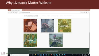 Why Livestock Matter Website
 