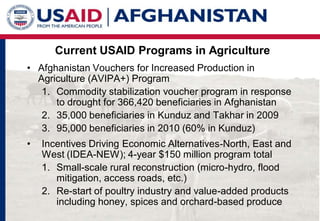 USAID Situation Report on Kunduz and Takhar Provinces | PPT