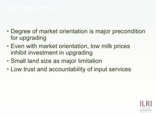 CCAFS Low emissions development (LED) activities funded by USAID