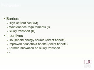 CCAFS Low emissions development (LED) activities funded by USAID