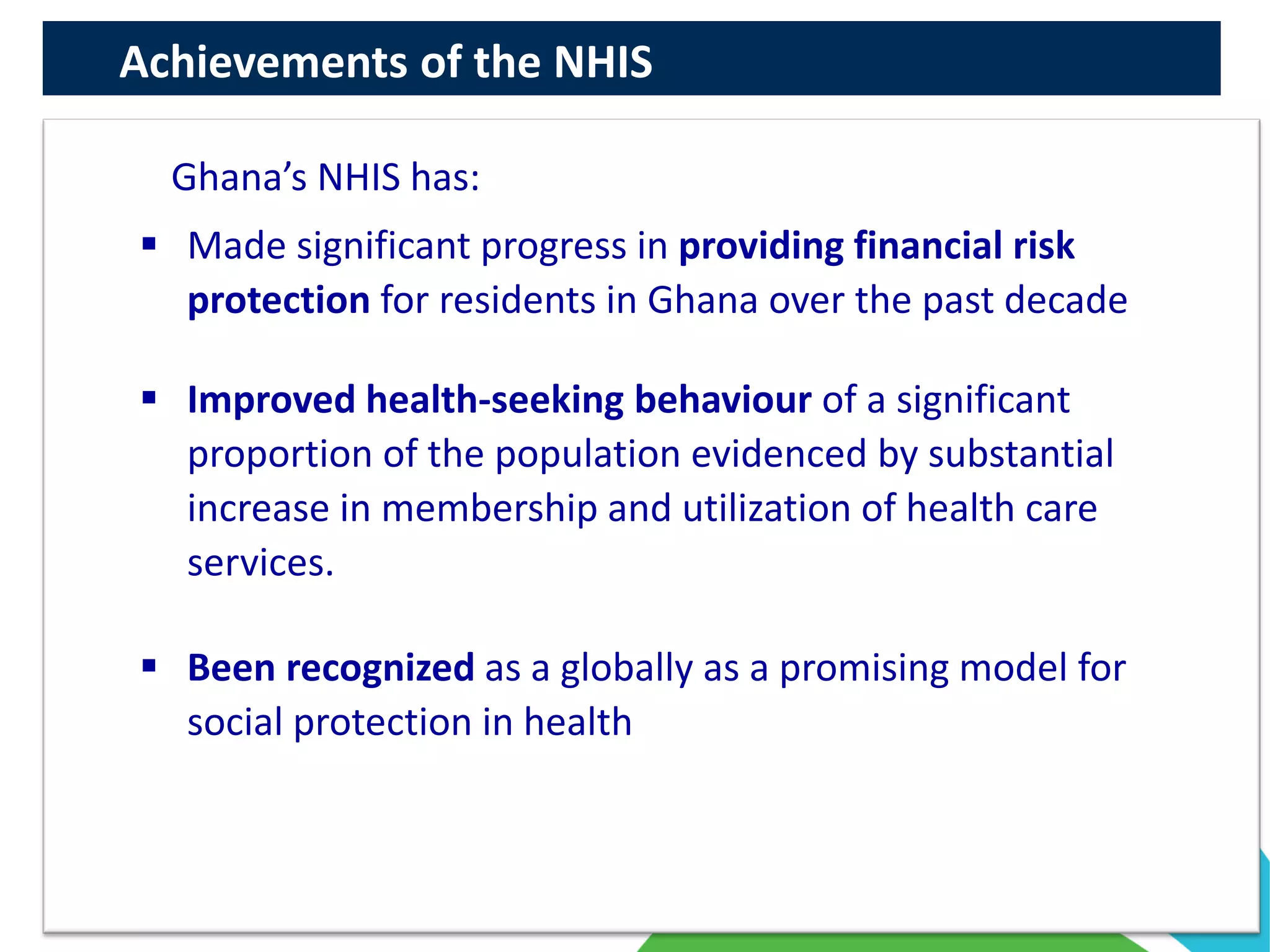 Overview of Ghana’s National Health Insurance Scheme | PDF