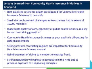 Overview of Ghana’s National Health Insurance Scheme | PDF
