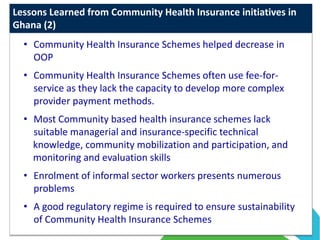 Overview of Ghana’s National Health Insurance Scheme | PDF