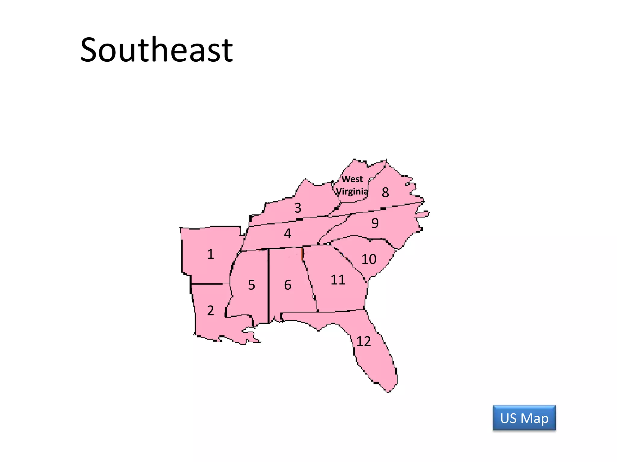 Usa interactive map | PPT