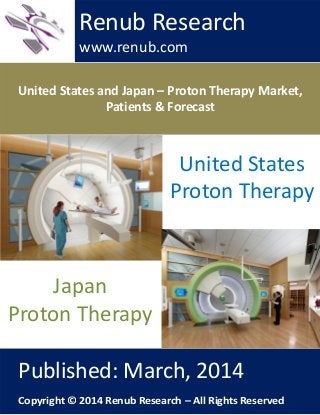 United States and Japan – Proton Therapy Market,
Patients & Forecast
Renub Research
www.renub.com
Published: March, 2014
Copyright © 2014 Renub Research – All Rights Reserved
United States
Proton Therapy
Japan
Proton Therapy
 