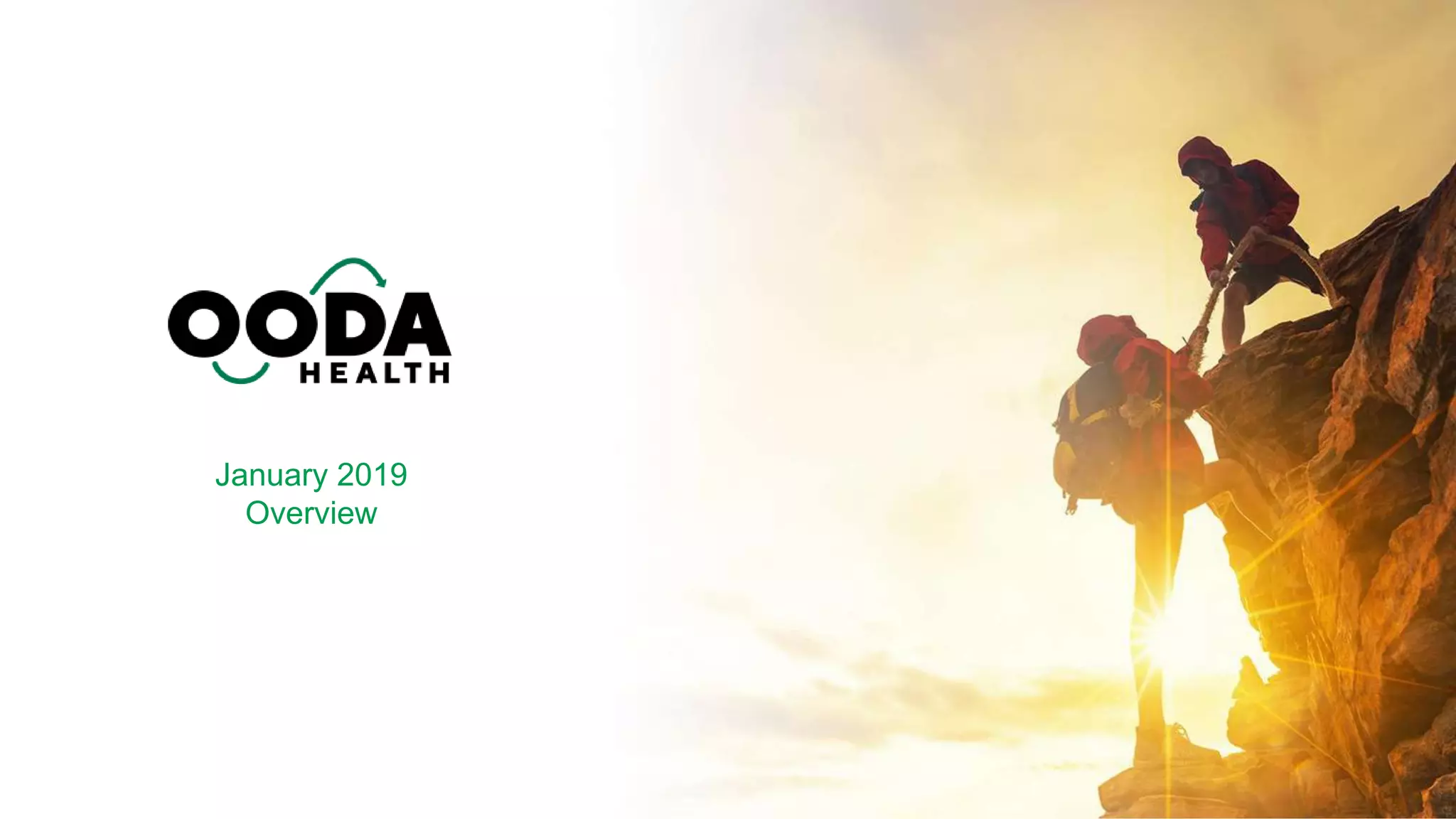 January 2019
Overview
 