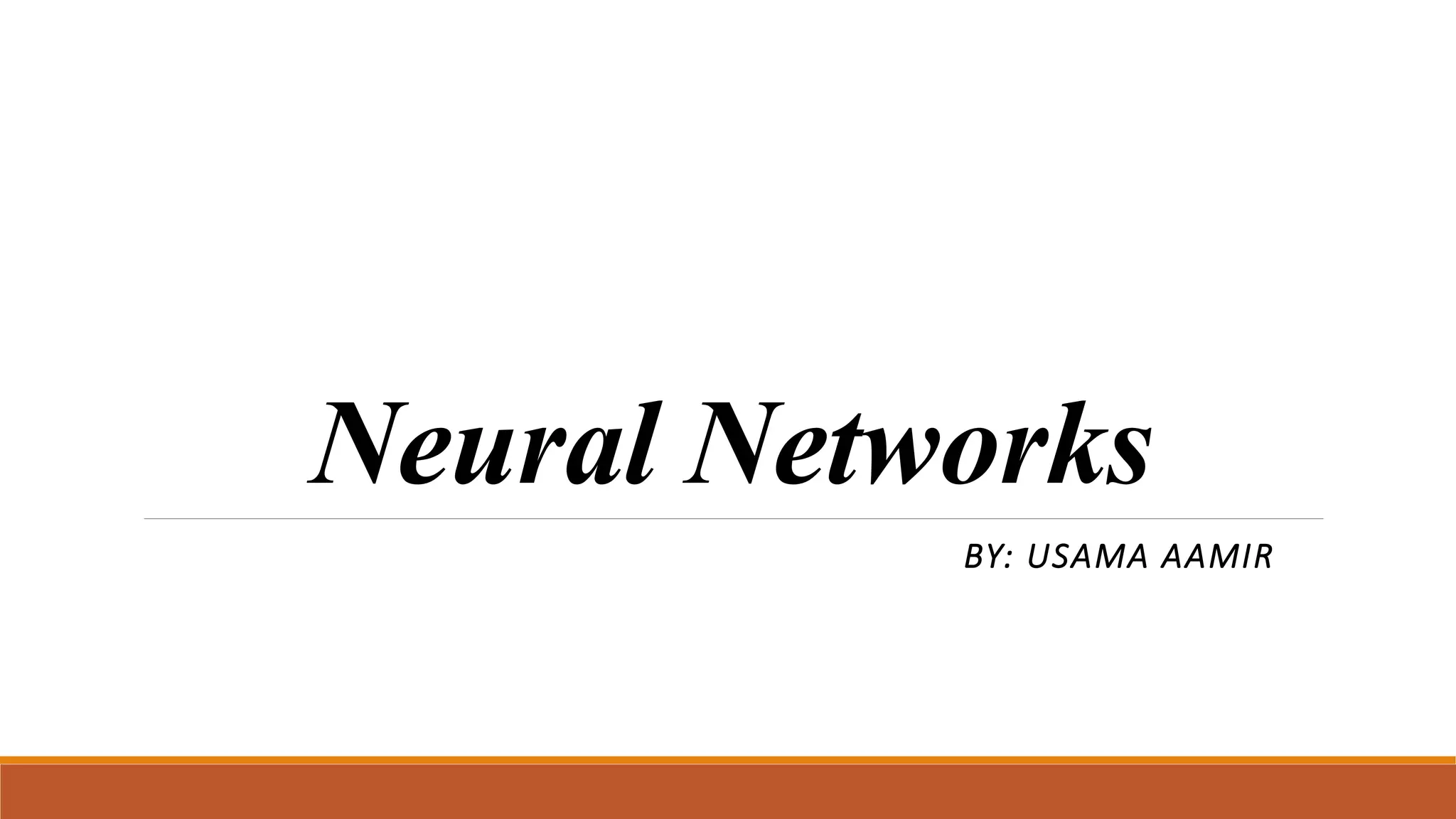 Neural networks | PPT