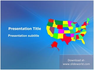 Presentation Title Presentation subtitle Download at- www.slideworld.com 