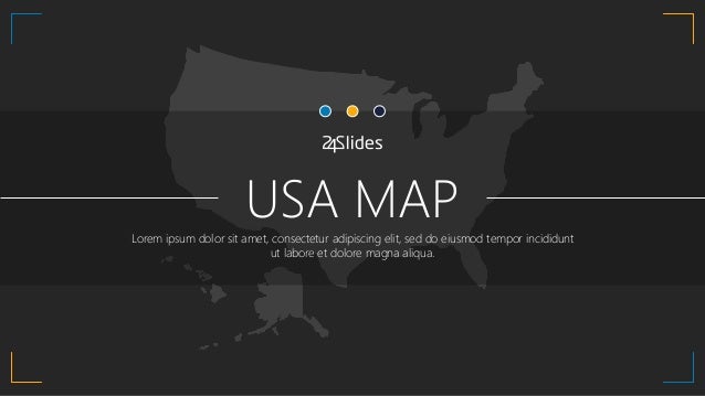 Usa Map Powerpoint Template Free Download