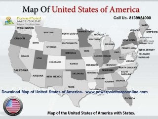 Download Map of United States of America