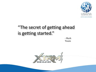 “The secret of getting ahead
is getting started.”
- Mark
Twain
 