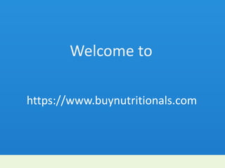 https://www.buynutritionals.com
Welcome to
 