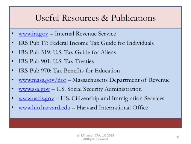 Tax Guide For International Students