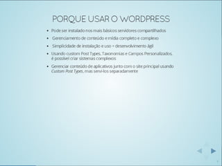 Usando WordPress como API REST para servir um mundo de conteúdo - WordCamp-SP-2014-Romulo-Zoch