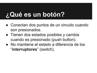 Usando botones con arduino | PDF