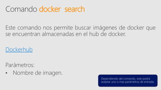 docker search
Dockerhub
 