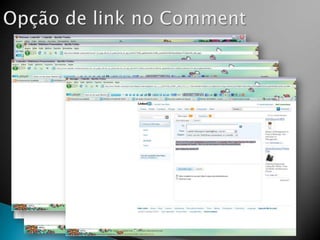 Opção de link no Comment