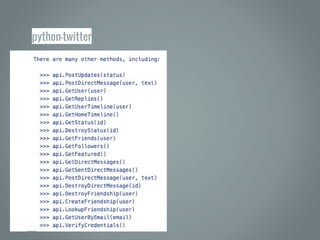 python-twitter
 