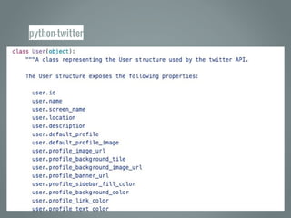 python-twitter
 